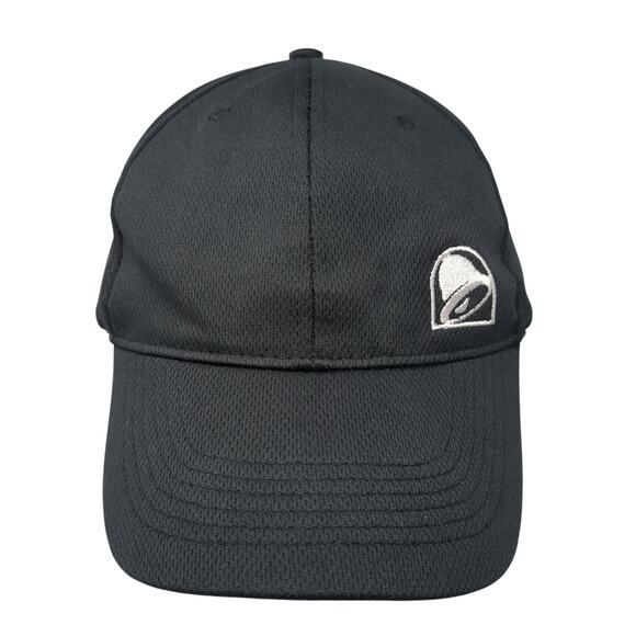 Taco Bell Snapback Hat Black One Size Adjustable Embroidered 6 Panel Polyester - Picture 1 of 10